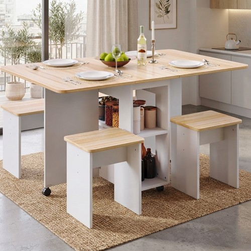 Moderne roteiche esstisch - moderne,